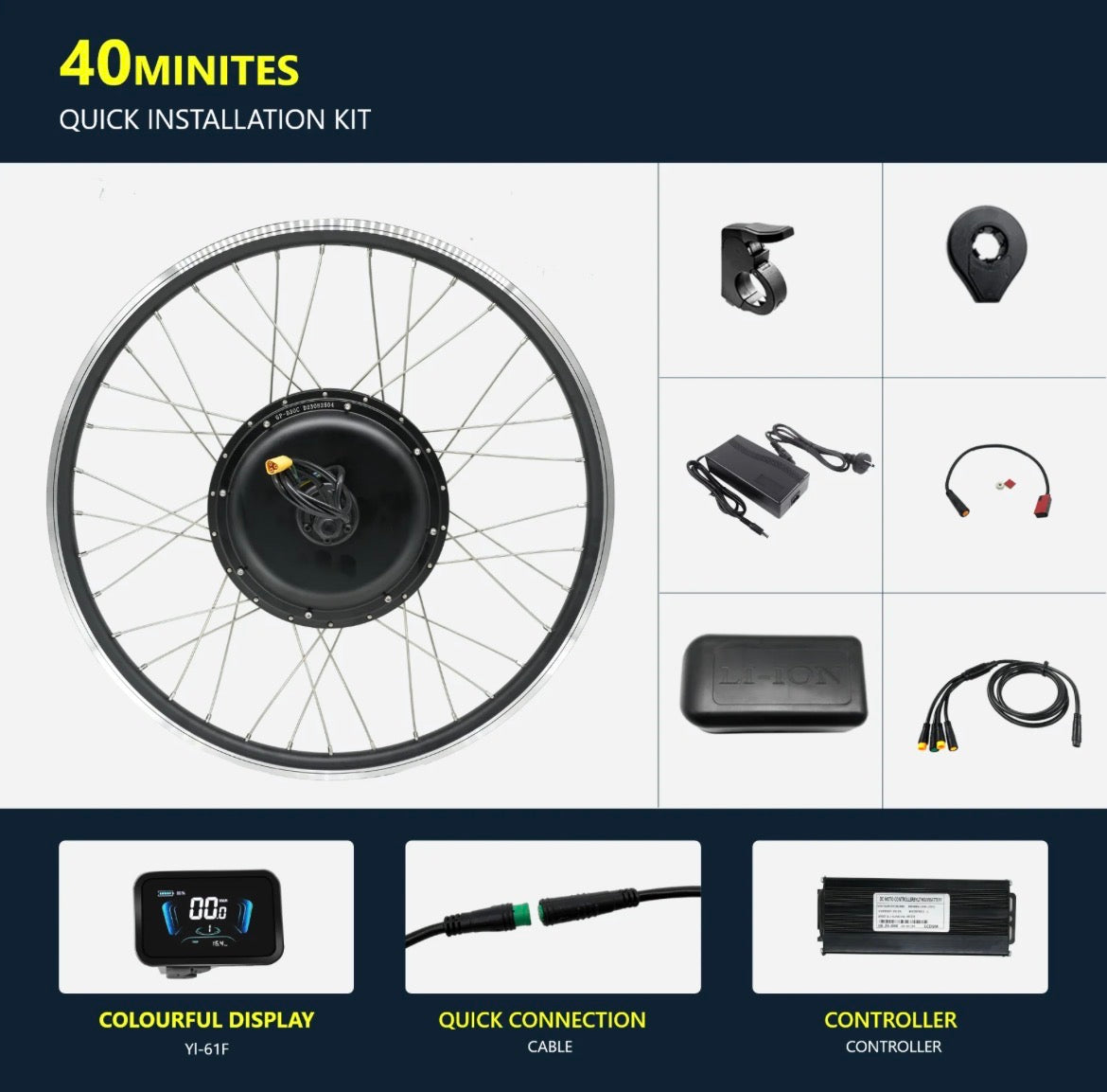 48v 1000w with 48v 20 Ah battery