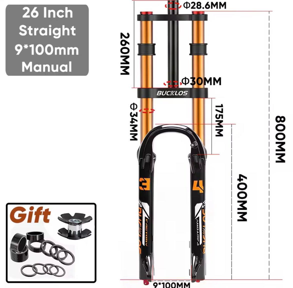 Bucklos 34 Pro Downhill Forks