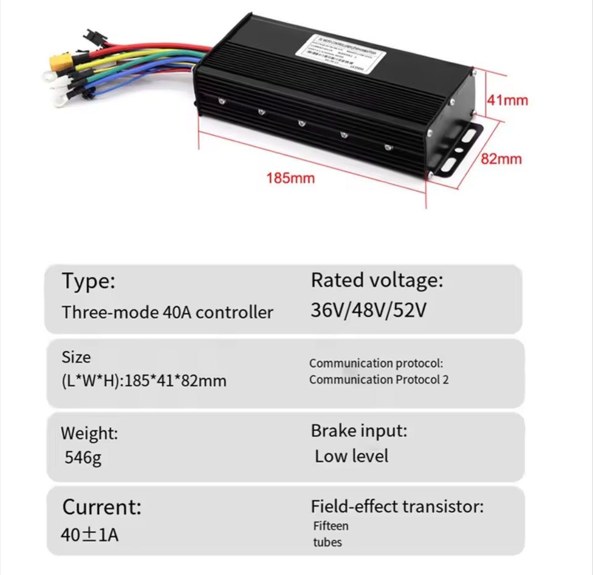 36/48/52v E-bike Controller